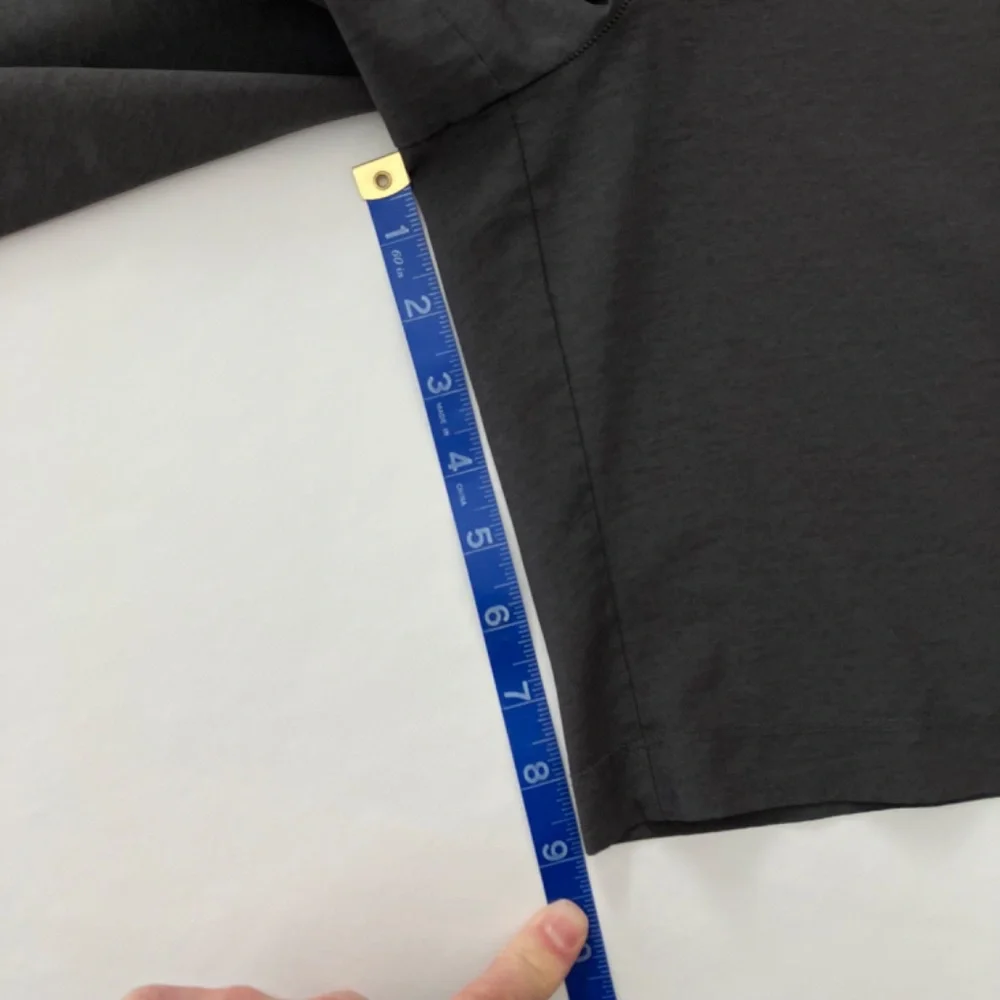 ASICS Men's XL Gray with Black Workout Shorts MEN'S 9IN ASICS MIXER SHORT - Picture 6 of 14